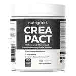 Nutripact Creatine Monohydrate Powder supplement container on a white background
