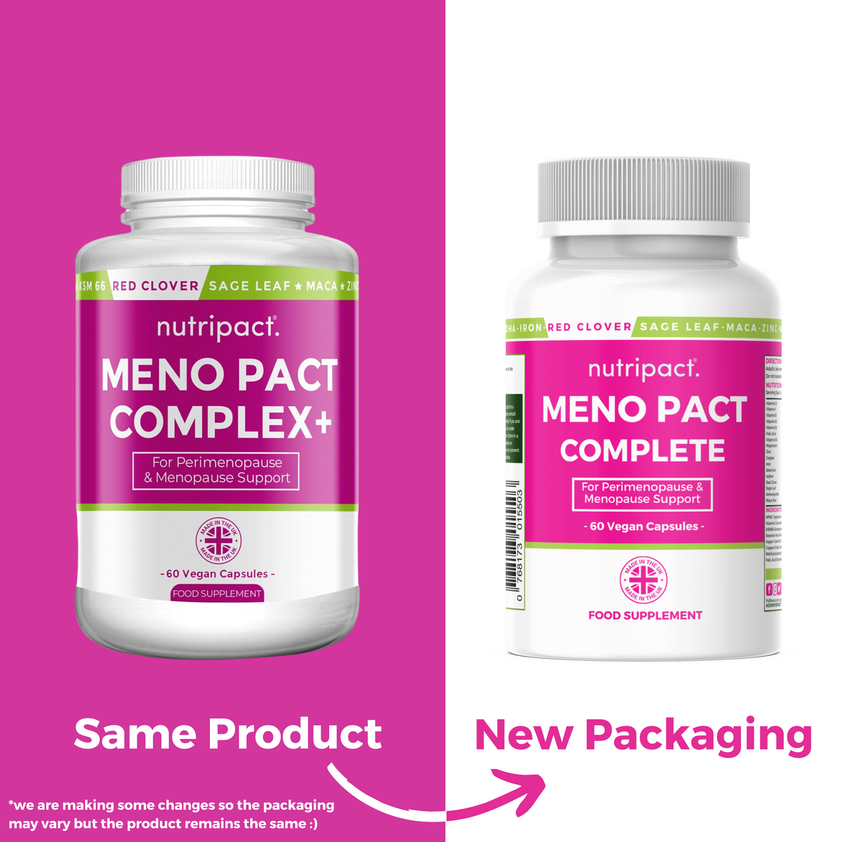 Menopause Complex Capsules - nutripact 