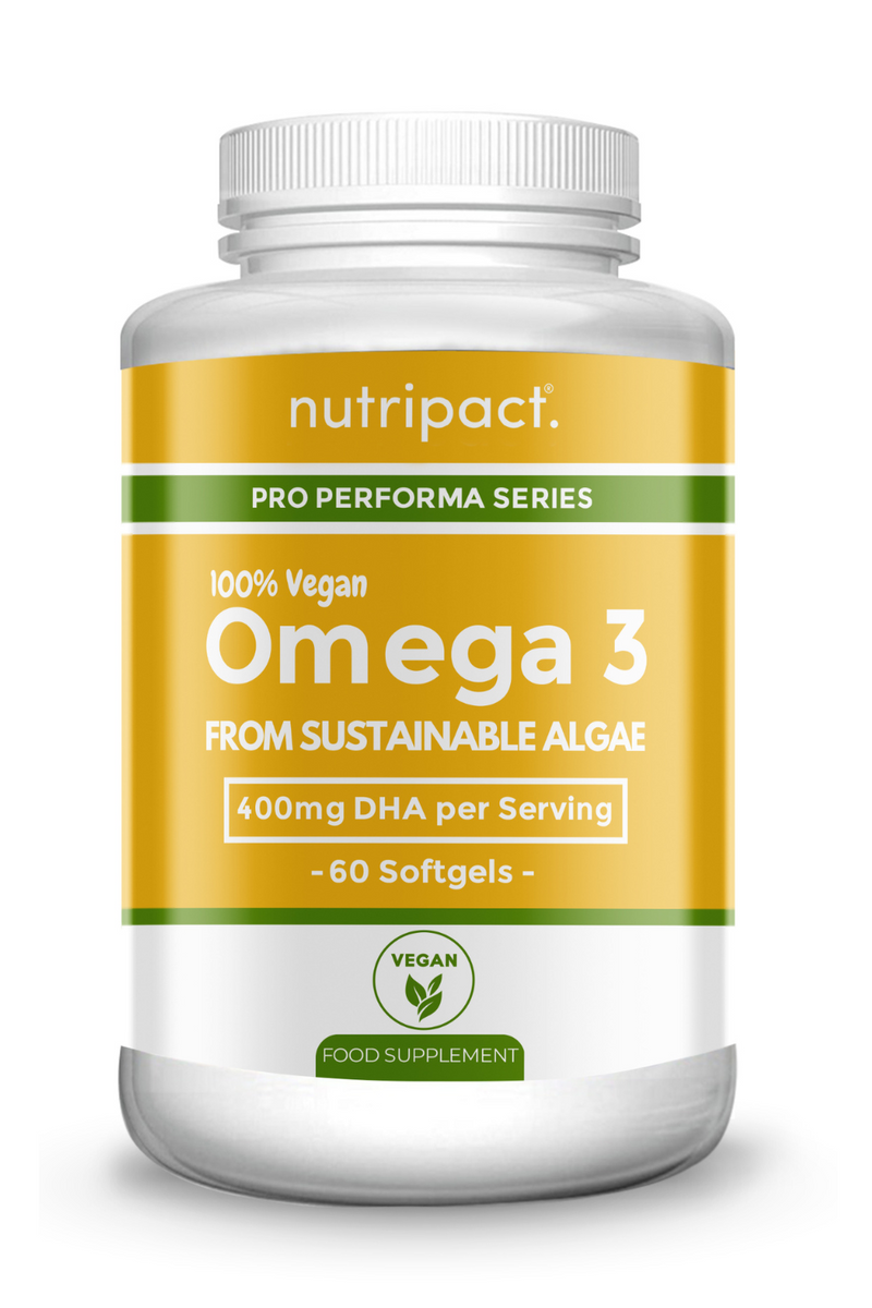Vegan Omega 3 from Algae Oil www.nutripact.co.uk
