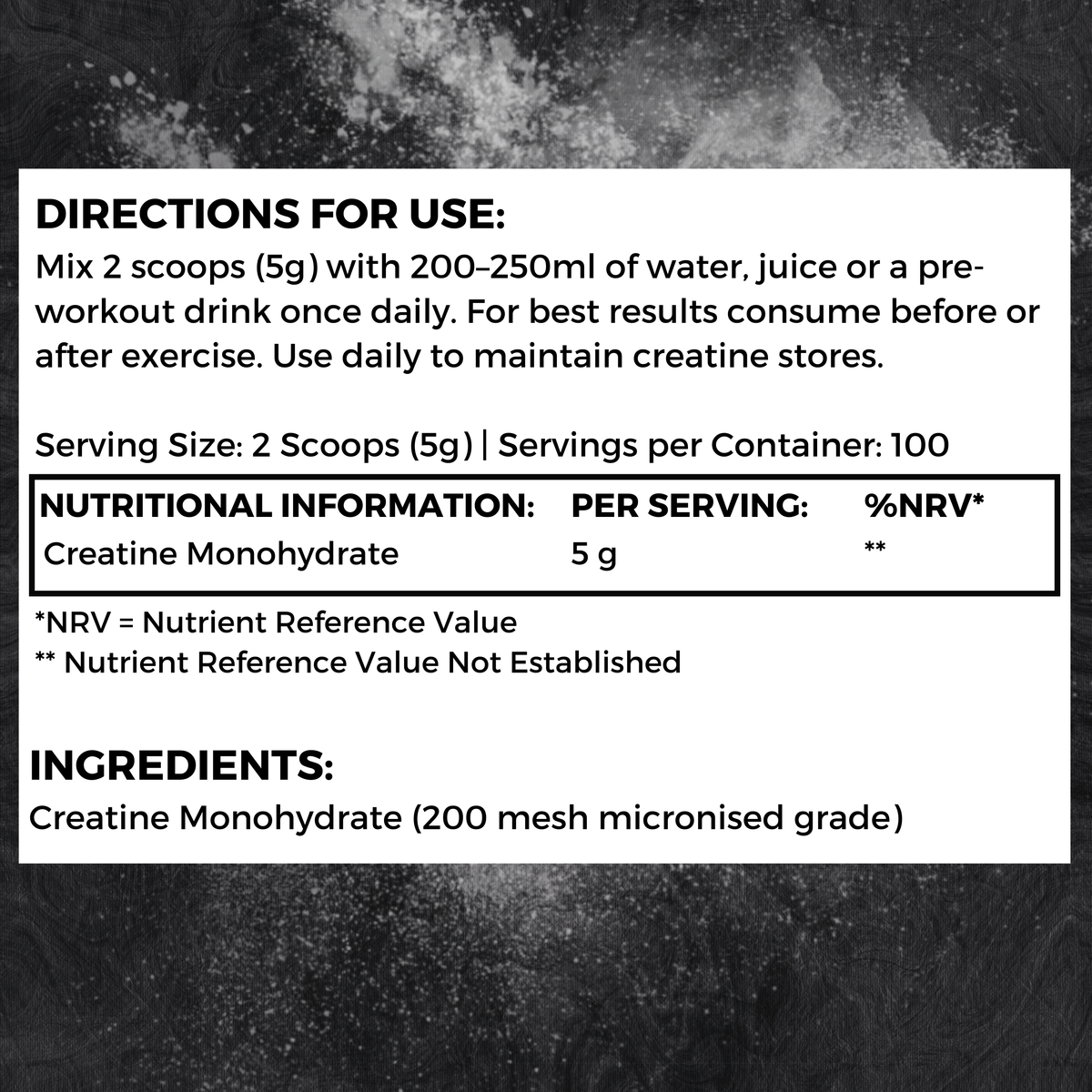 Creatine Monohydrate Powder - nutripact 