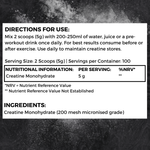 Creatine Monohydrate Powder - nutripact 