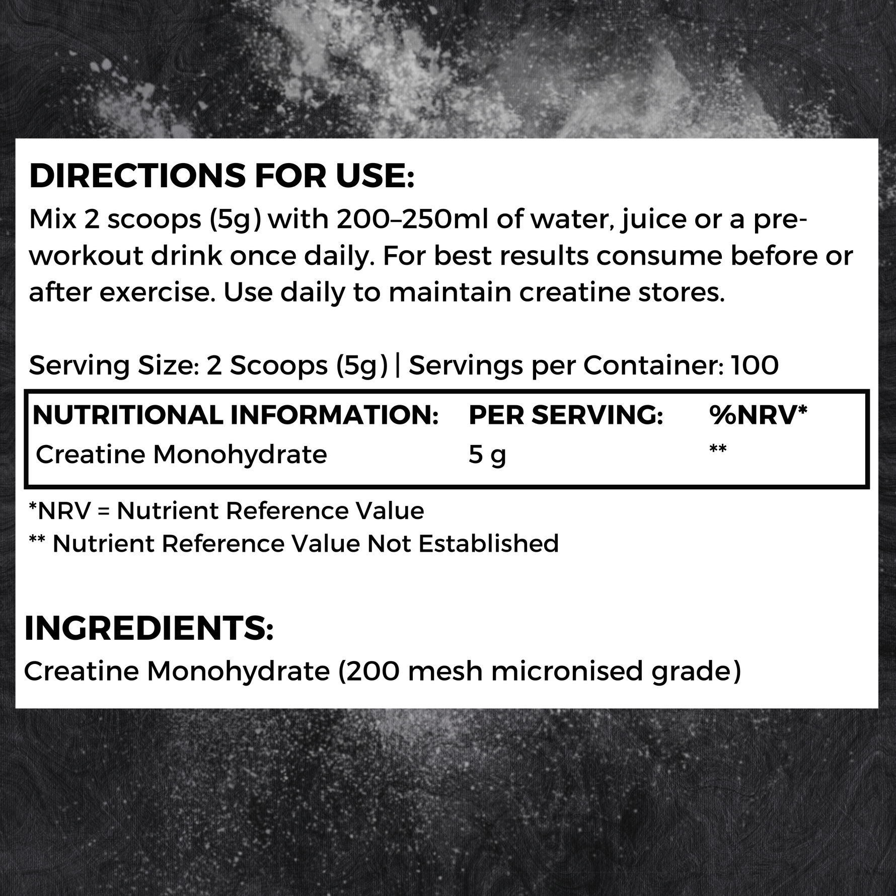 Creatine Monohydrate Powder - nutripact 