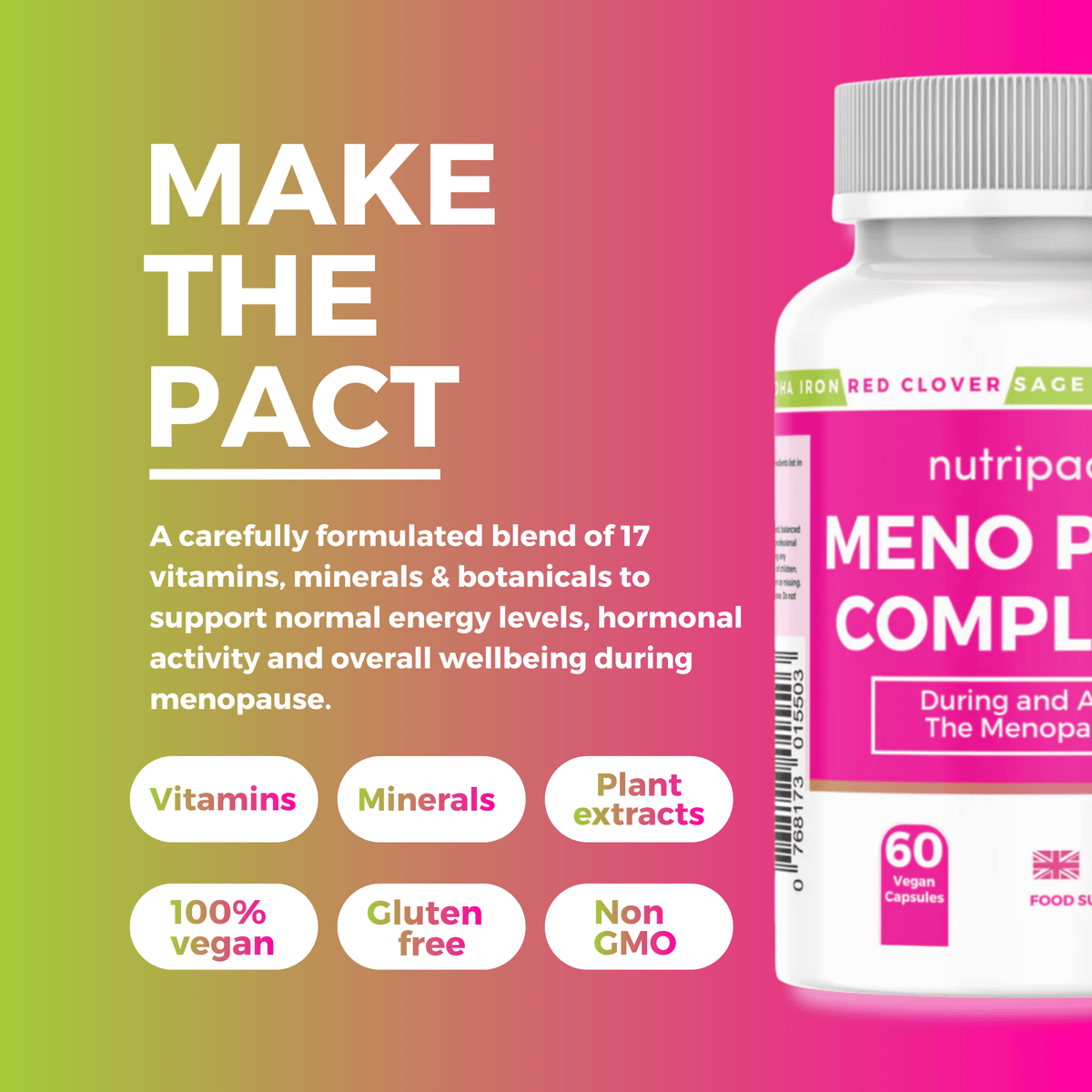Perimenopause & Menopause Capsules - nutripact 