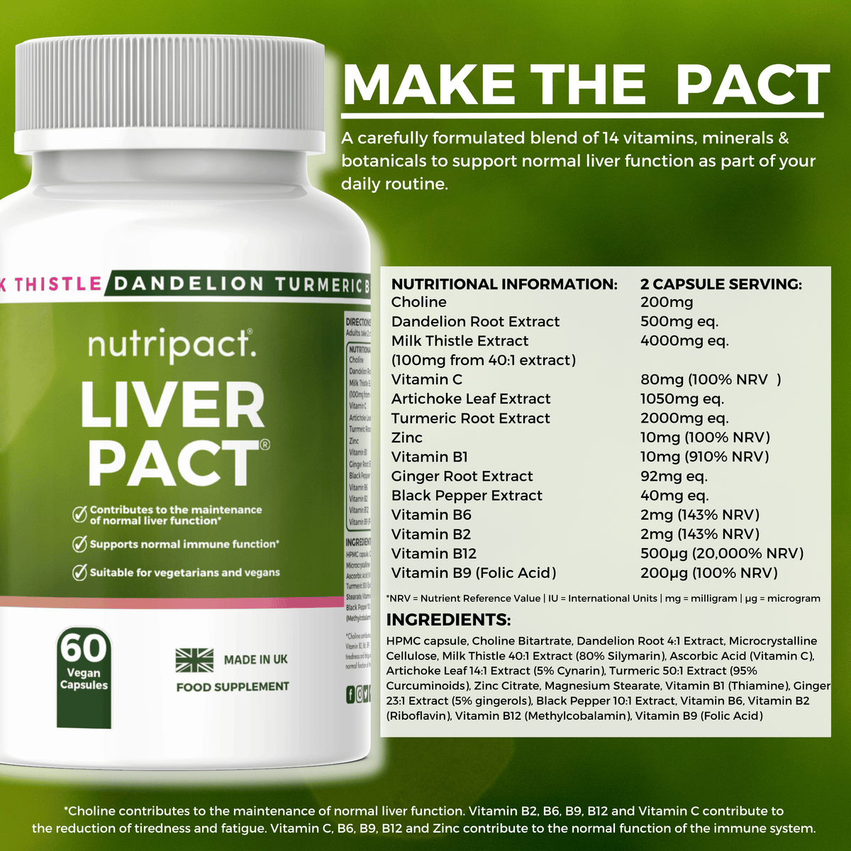 Liver Support Complex Capsules - nutripact 