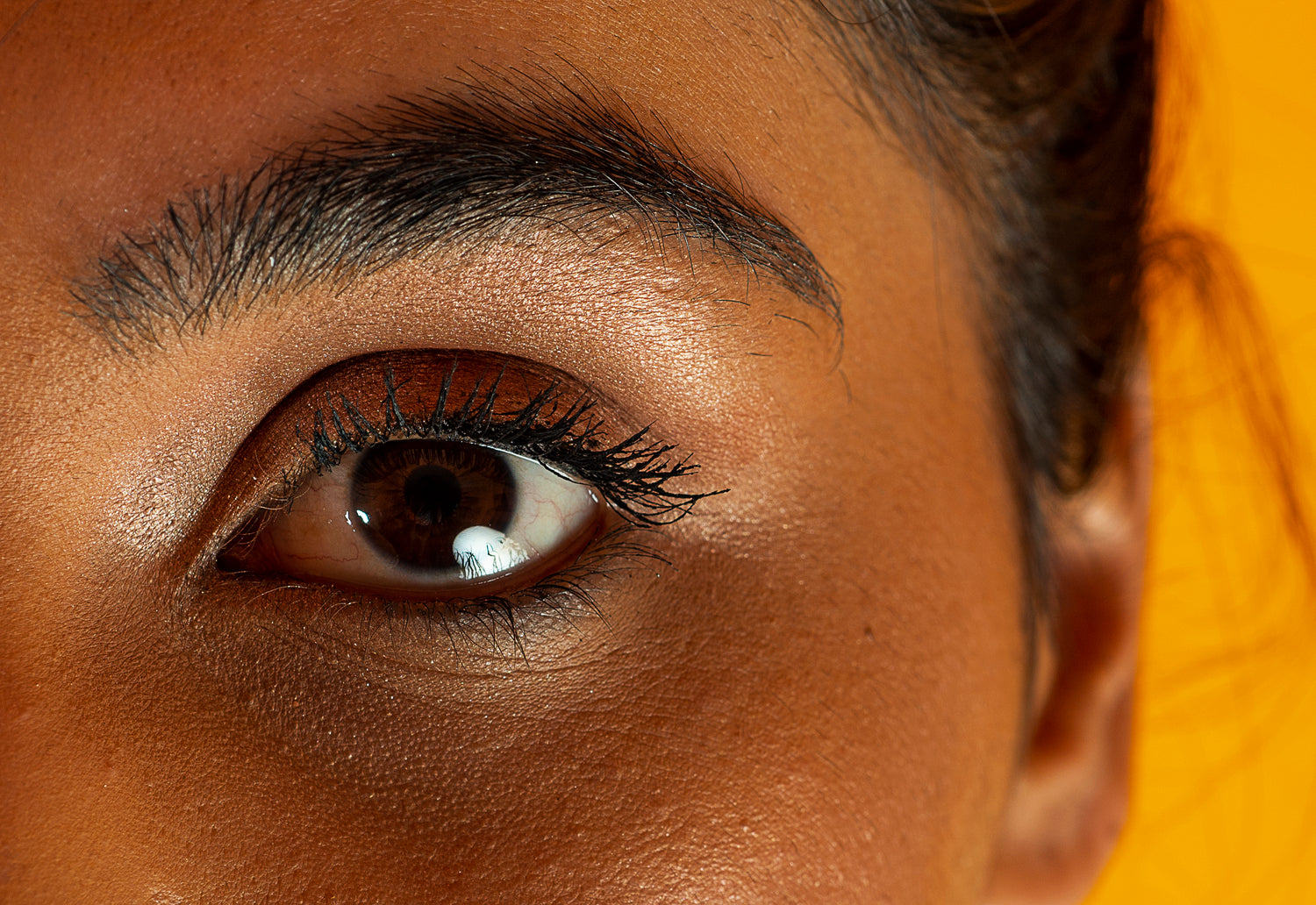 image of female eye close up