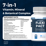 Nutripact Joint Complex Capsules nutritional information label showing ingredients and serving size