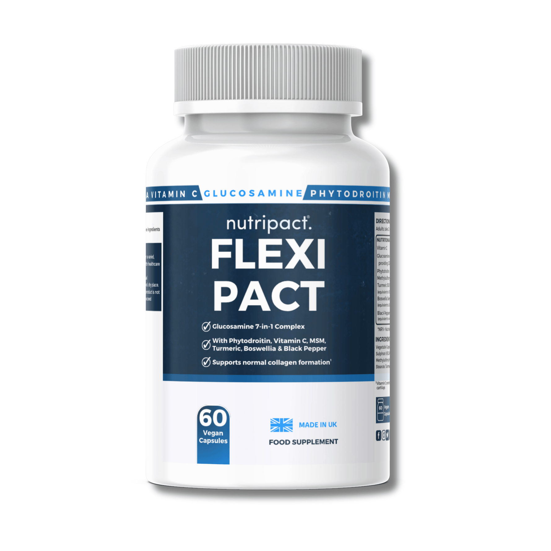 Nutripact Joint Complex Capsules supplement bottle on a white background