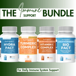 Nutripact The Immune Support Bundle – Natural Supplements for Immune support. Includes Nutripact Electrolyte Complex Capsules, Turmeric Complex Capsules, Vitamin C Complex Capsules & Probiotic Complex Capsules