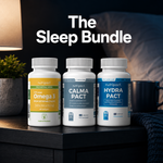 Nutripact The Sleep Bundle – Natural Supplements for Relaxation, Calm & Sleep support. Includes Nutripact Electrolyte Complex Capsules, Relaxation & Stress Support Capsules & Vegan Omega 3