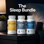 Nutripact The Sleep Bundle – Natural Supplements for Relaxation, Calm & Sleep support. Includes Nutripact Electrolyte Complex Capsules, Relaxation & Stress Support Capsules & Vegan Omega 3