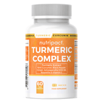 Nutripact Turmeric Complex Capsules supplement bottle on a white background