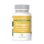 Nutripact Vegan Omega 3 supplement bottle on a white background